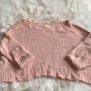 Hollister Off the Shoulder Oversized Crop Sweater